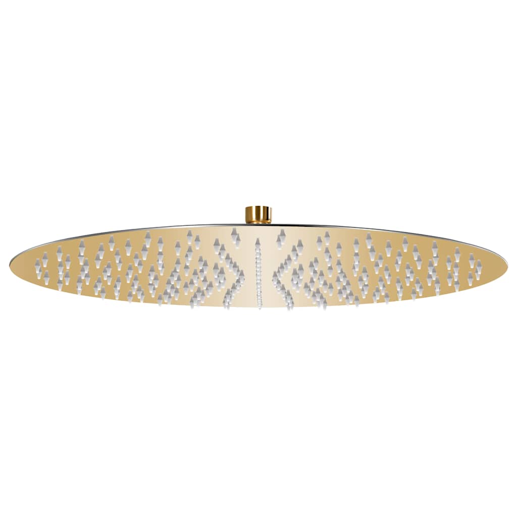 vidaXL Rain Shower Head Stainless Steel 40 cm Round Gold 1