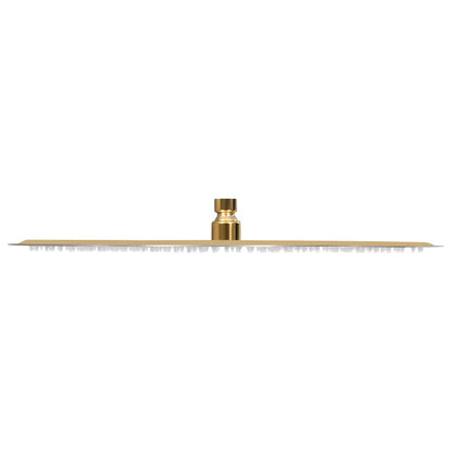 vidaXL Rain Shower Head Stainless Steel 40 cm Round Gold 4