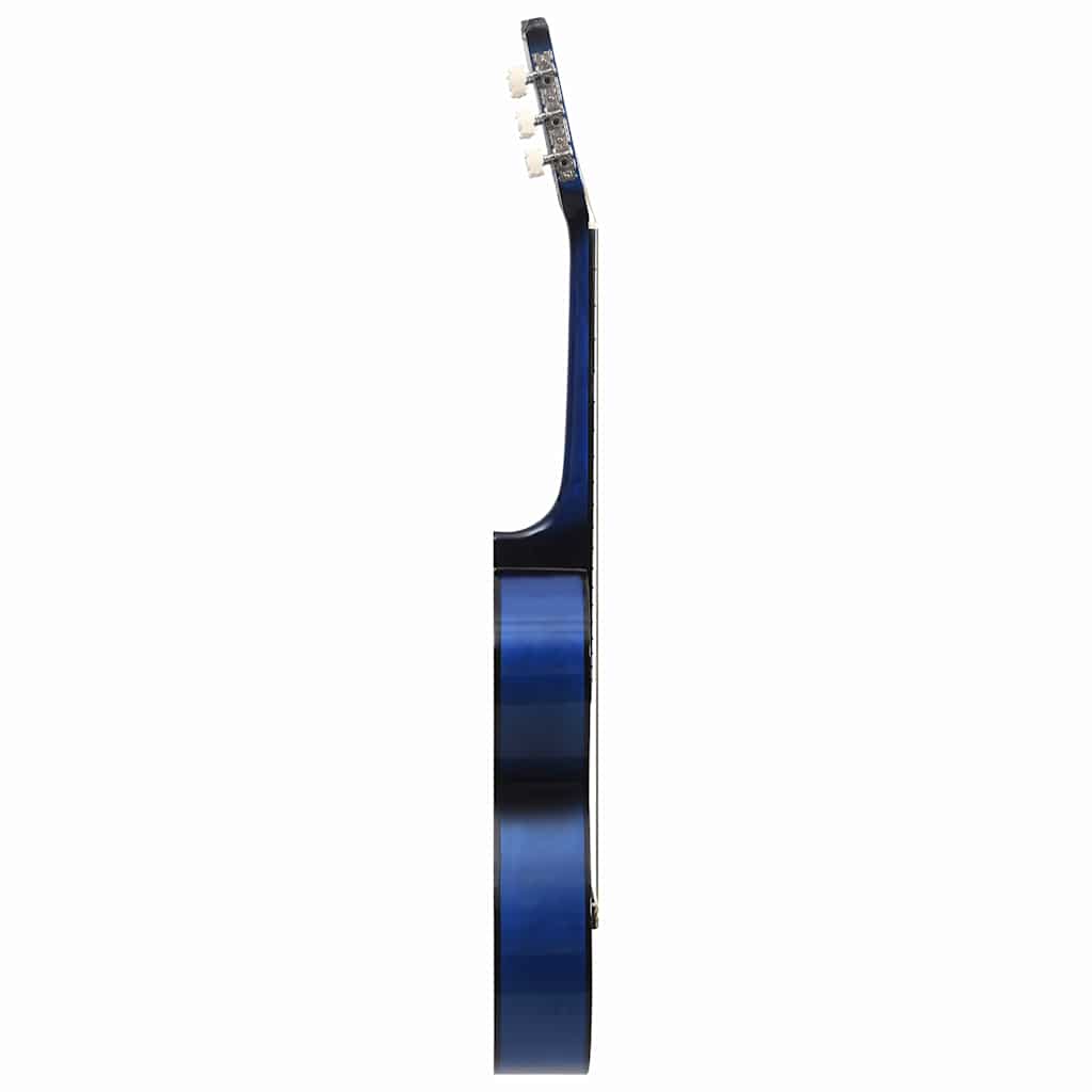 vidaXL Classical Guitar for Beginner with Bag Blue 3/4 36" 4