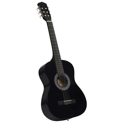 vidaXL Classical Guitar for Beginner with Bag Black 3/4 36" 2