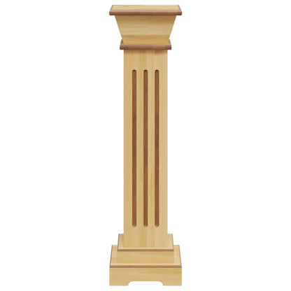 323968 vidaXL Classic Square Pillar Plant Stand Light Wood 17x17x66 cm MDF 5