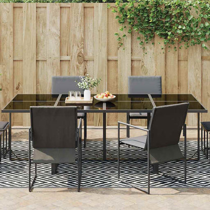 vidaXL Outdoor Carpet | White and Black | Polypropylene | 190 x 290 cm 3
