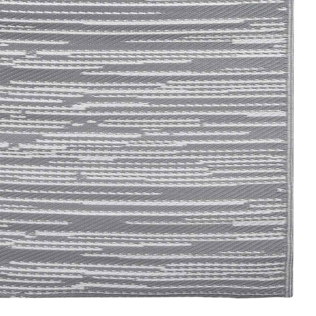 vidaXL Outdoor Carpet | Grey | Polypropylene (PP) | 160 x 230 cm 5
