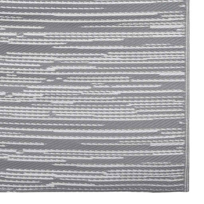 vidaXL Outdoor Carpet | Grey | Polypropylene (PP) | 160 x 230 cm 5
