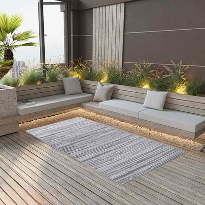 vidaXL Outdoor Carpet | Grey | Polypropylene (PP) | 160 x 230 cm 1