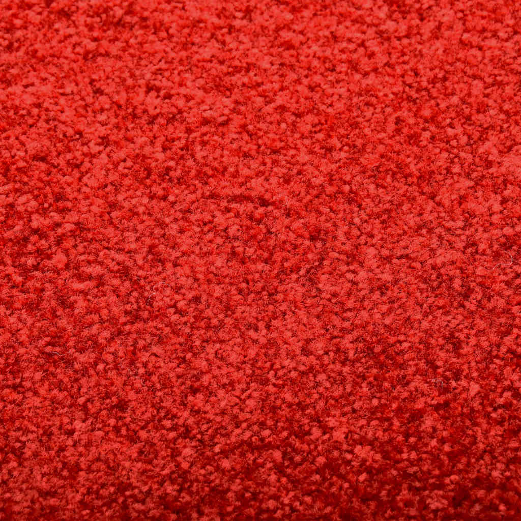 323424 vidaXL Doormat Washable Red 90x120 cm 4