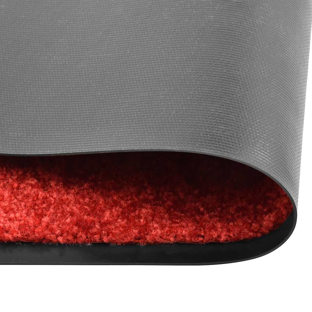 vidaXL Door Mat | Red | Polyamide, PVC | Large | Non-slip | Doormat 2