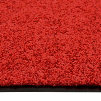vidaXL Door Mat | Red | Polyamide, PVC | Large | Non-slip | Doormat 3