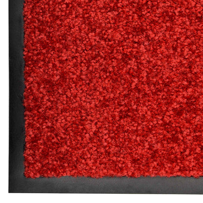 vidaXL Door Mat | Red | Polyamide, PVC | Large | Non-slip | Doormat 5