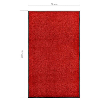 vidaXL Door Mat | Red | Polyamide, PVC | Large | Non-slip | Doormat 6