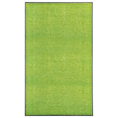 vidaXL Door Mat | Green | Polyamide, PVC | 90 x 150 cm | Non-slip | Door Mat 1