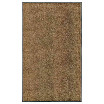 vidaXL Door Mat | Brown | Polyamide, PVC | 90 x 150 cm | Non-slip | Doormat 1