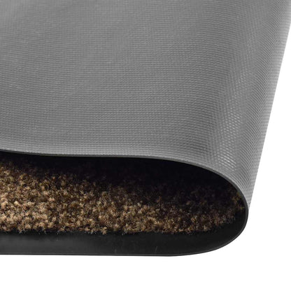 vidaXL Door Mat | Brown | Polyamide, PVC | 90 x 150 cm | Non-slip | Doormat 2
