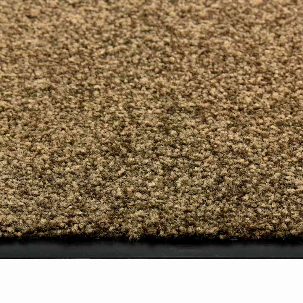 vidaXL Door Mat | Brown | Polyamide, PVC | 90 x 150 cm | Non-slip | Doormat 3