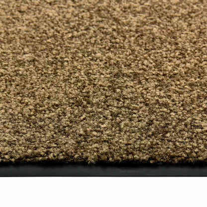 vidaXL Door Mat | Brown | Polyamide, PVC | 90 x 150 cm | Non-slip | Doormat 3