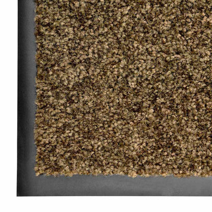 vidaXL Door Mat | Brown | Polyamide, PVC | 90 x 150 cm | Non-slip | Doormat 5