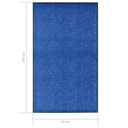 vidaXL Door Mat | Blue | Polyamide | 90x150 cm | Non-slip | Door Mat 6