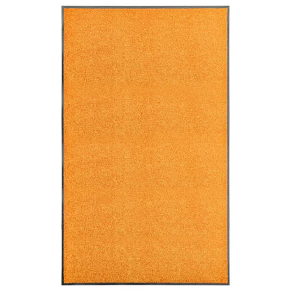 vidaXL Doormat Washable Orange 90x150 cm 1