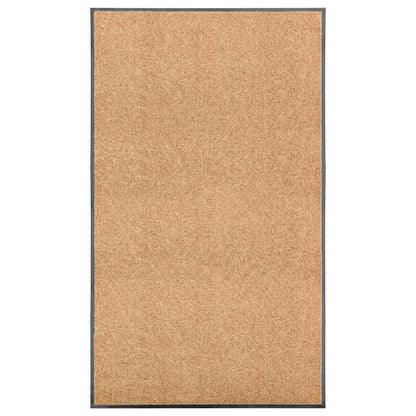 vidaXL Door Mat | Cream | Polyamide, PVC | 90x150 cm | Non-slip | Door Mat 1