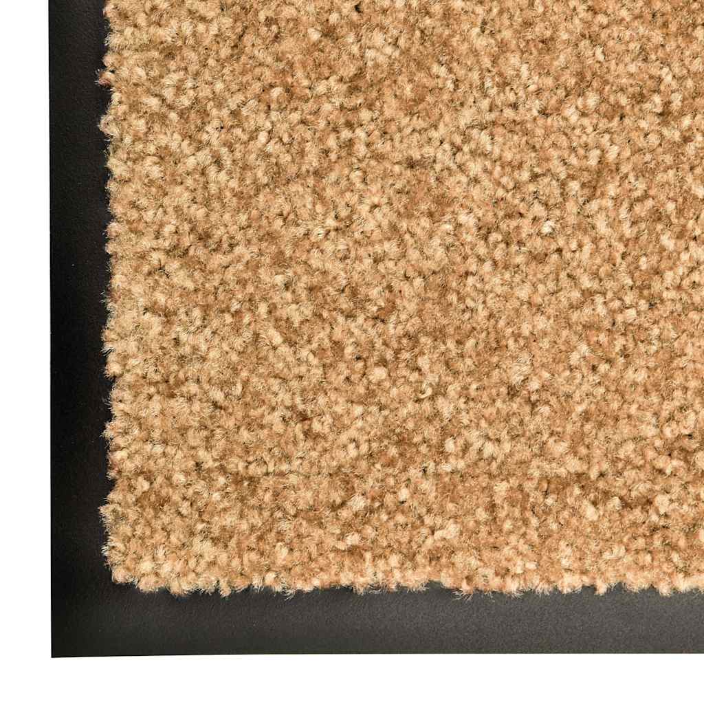 vidaXL Door Mat | Cream | Polyamide, PVC | 90x150 cm | Non-slip | Door Mat 5