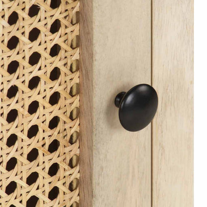 vidaXL Bedside Cabinet | Bleached Mango Wood | Solid Mango Wood | 40x30x50 cm 6