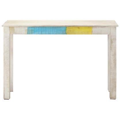 vidaXL Console Table | White | Mango wood | Strong | Console Table | Rectangular 2