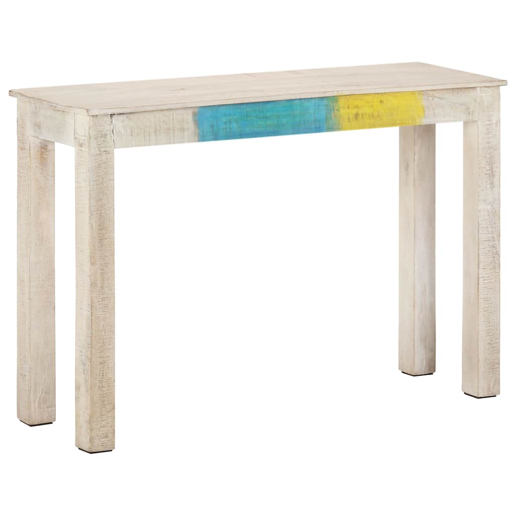 vidaXL Console Table | White | Mango wood | Strong | Console Table | Rectangular 6
