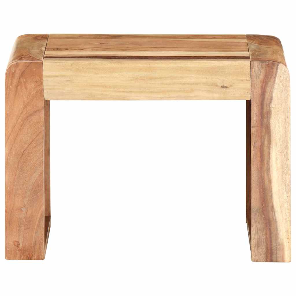 vidaXL Side Table | Natural Wood | Solid Acacia wood | Small | Durable 2
