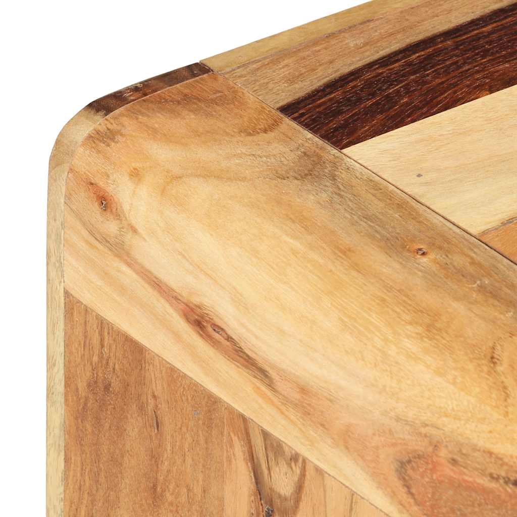 vidaXL Side Table | Natural Wood | Solid Acacia wood | Small | Durable 4