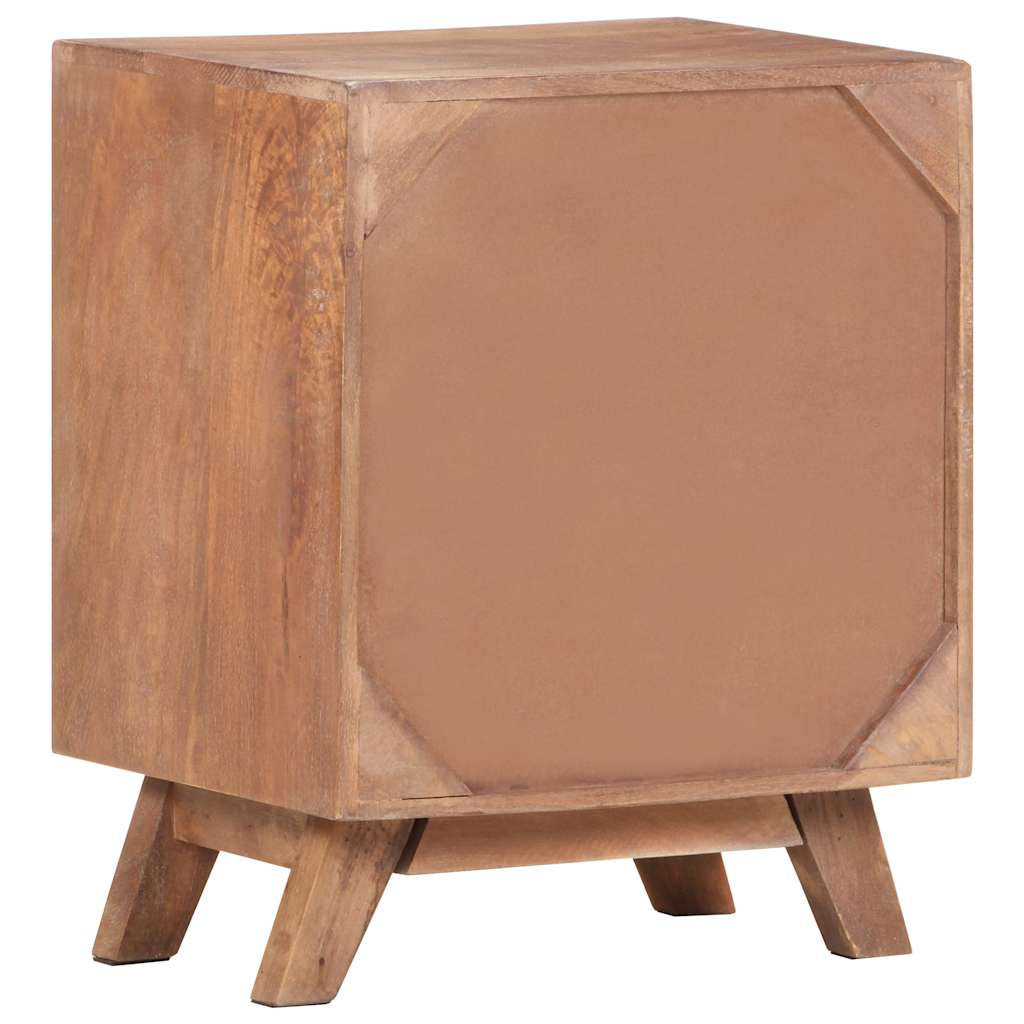 vidaXL Bedside Cabinet 40x30x50 cm Solid Mango Wood 3