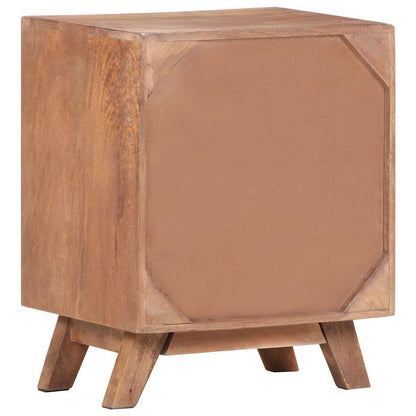 vidaXL Bedside Cabinet 40x30x50 cm Solid Mango Wood 3