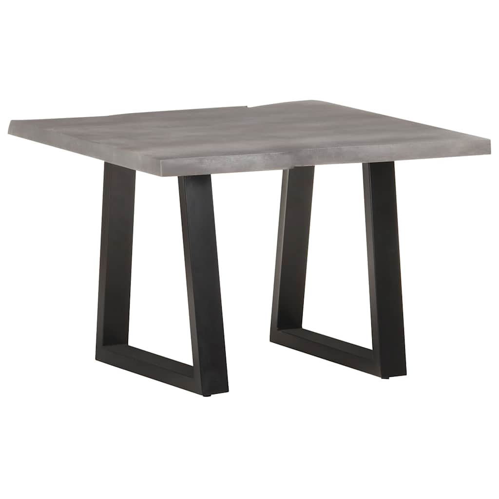vidaXL Coffee Table | Grey | Solid Acacia wood | 60x60x40 cm | Industrial 1
