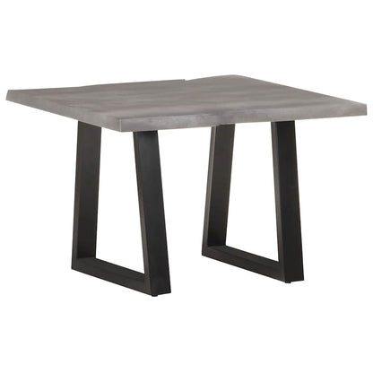 vidaXL Coffee Table | Grey | Solid Acacia wood | 60x60x40 cm | Industrial 1