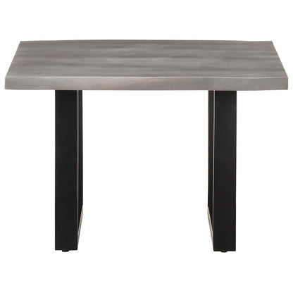 vidaXL Coffee Table | Grey | Solid Acacia wood | 60x60x40 cm | Industrial 2