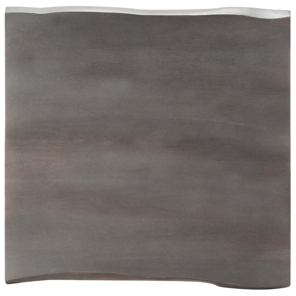 vidaXL Coffee Table | Grey | Solid Acacia wood | 60x60x40 cm | Industrial 6