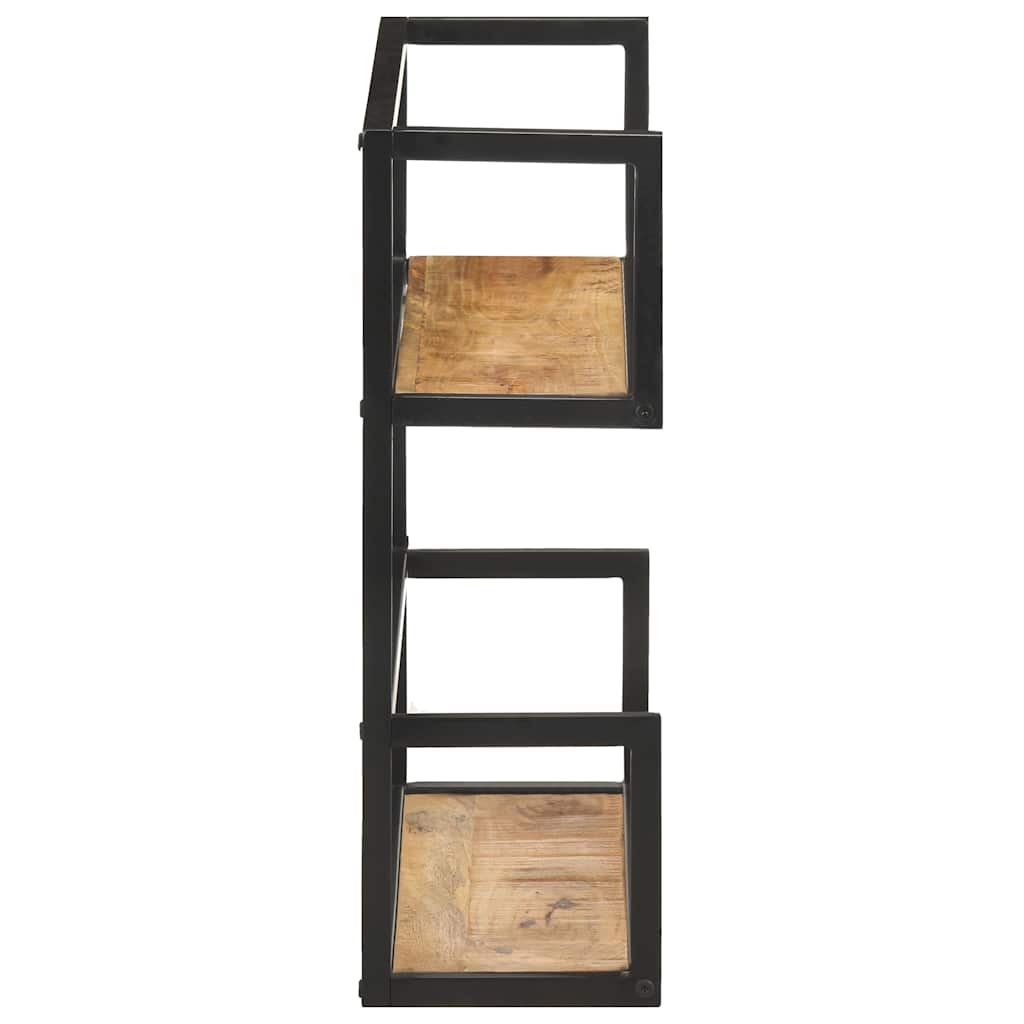 vidaXL Wall Shelf 60x20x60 cm Rough Mango Wood 3