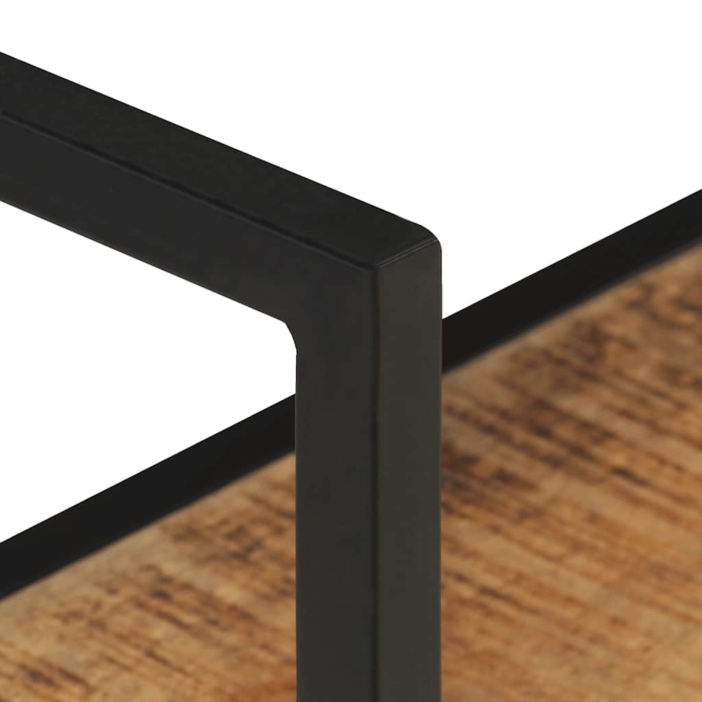 vidaXL Wall Shelf 60x20x60 cm Rough Mango Wood 5