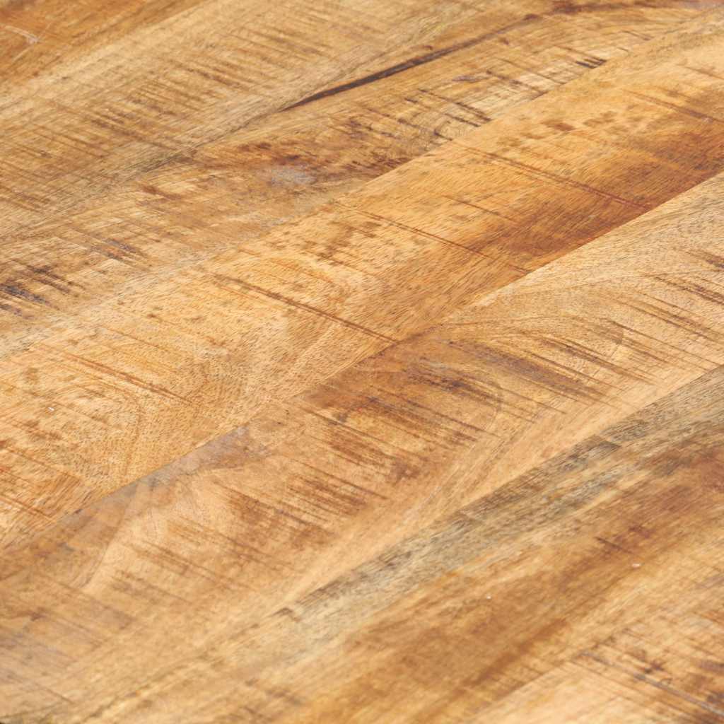 vidaXL Coffee Table | Rough natural wood grain | Solid mango wood and iron 5