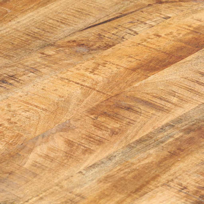 vidaXL Coffee Table | Rough natural wood grain | Solid mango wood and iron 5