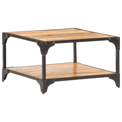 Coffee Table Height 35 cm 60 cm 60 cm Solid mango wood