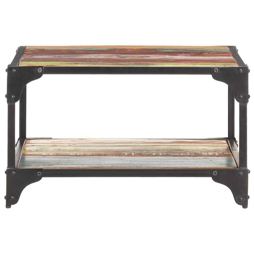 Coffee Table Height 35 cm 60 cm 60 cm Solid reclaimed wood