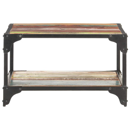 Coffee Table Height 35 cm 60 cm 60 cm Solid reclaimed wood