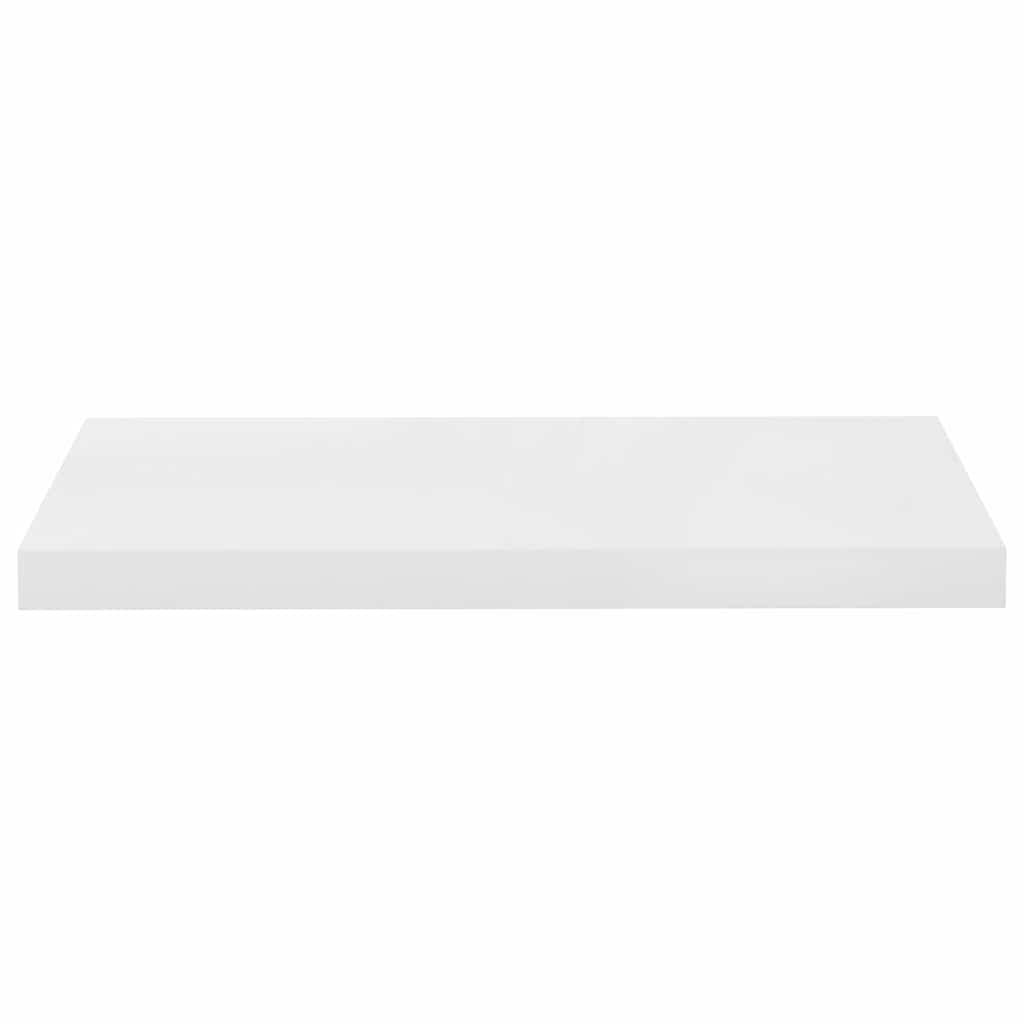 vidaXL Wall Shelf |  Set of 4 | High gloss white | Honeycomb MDF, metal 6