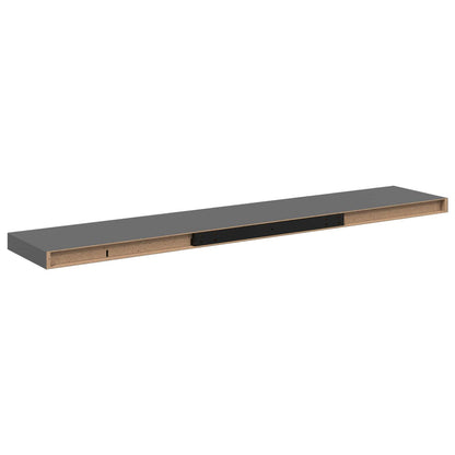 Floating Wall Shelves MDF High gloss grey