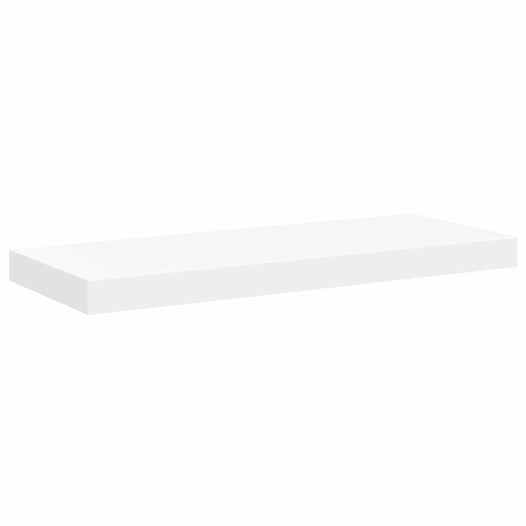 323813 vidaXL Floating Wall Shelves 4 pcs White 60x23,5x3,8 cm MDF 6
