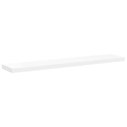 vidaXL Wall Shelf | Set of 2 | White | Honeycomb MDF, metal 6