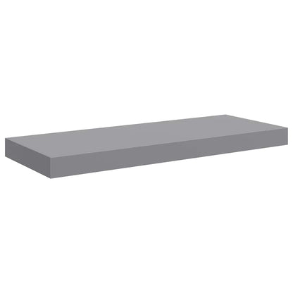 vidaXL Wall Shelf | Set of 4 | Grey | Honeycomb MDF, metal 6