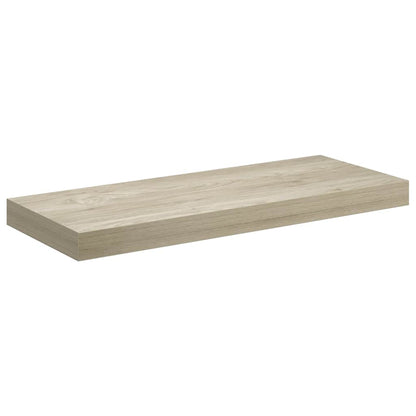 vidaXL Wall Shelf |  Set of 4 | Oak | Honeycomb MDF | Medium |  Wall mounting 6