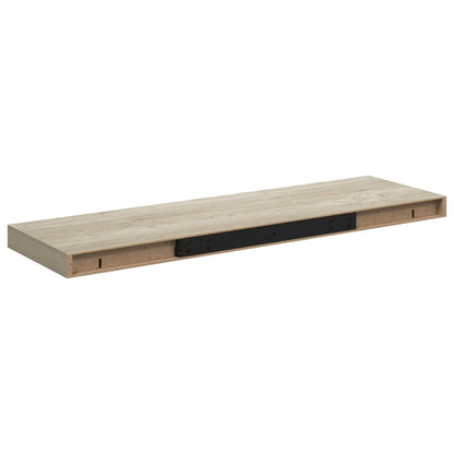 Floating Wall Shelves 80x23,5x3,8 cm MDF 4 80 x 23.5 x 3.8 cm Oak