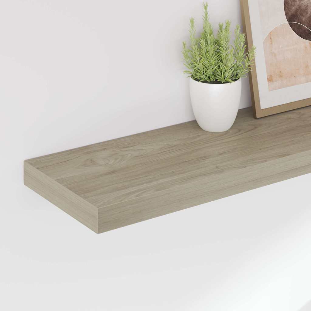 323882 vidaXL Floating Wall Shelves 4 pcs Oak 90x23,5x3,8 cm MDF 4